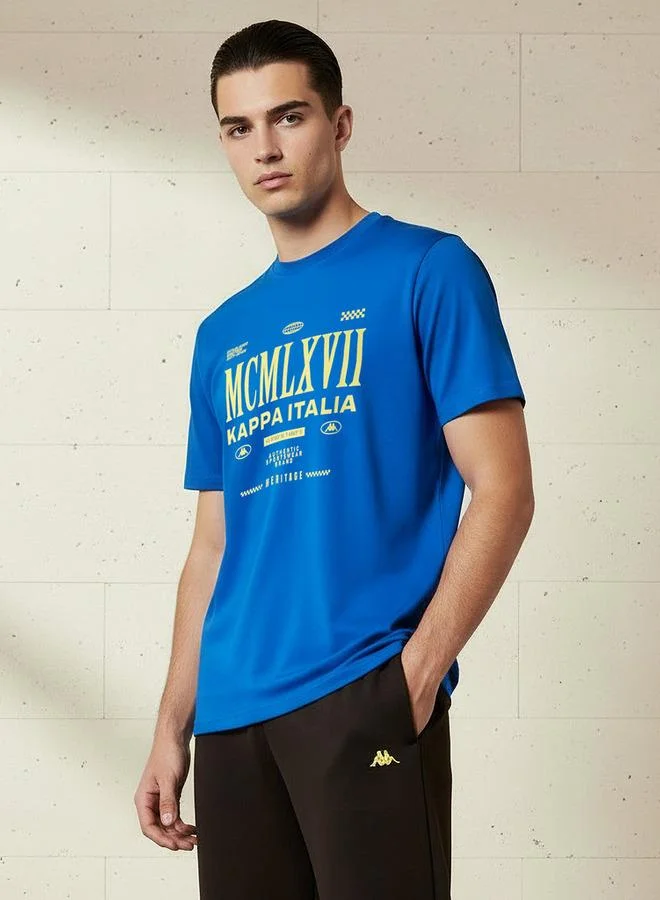 كابا Kappa Men Logo Print T-shirt
